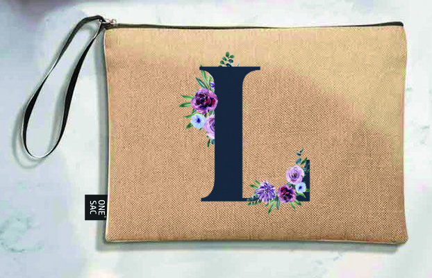 Sac à main Lettre L (Modèles variés) (25 × 18 × 1 cm)